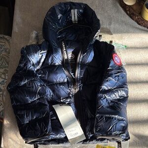 Canada Goose kids 4-5 blue Puffer Jacket